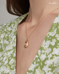 Nighty Night Necklace 18K Gold Over Sterling Silver