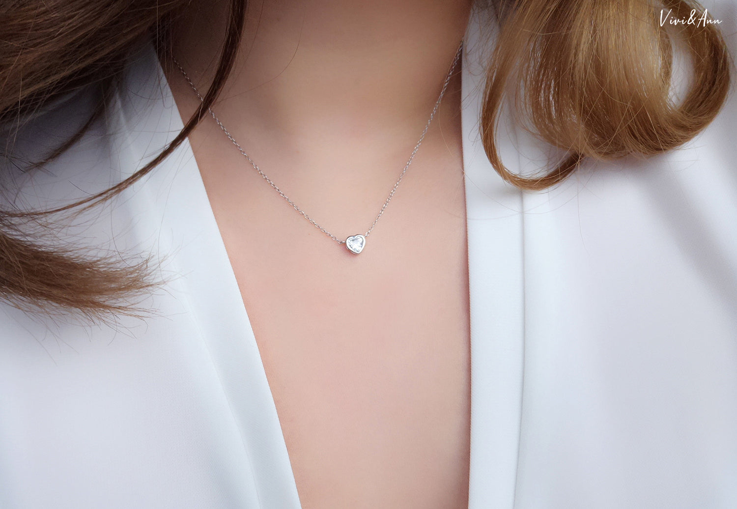 14k Gold Tiny Heart Necklace — Everli Jewelry