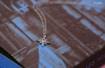 Load image into Gallery viewer, Starburst Necklace 18K White Gold Over Sterling Silver
