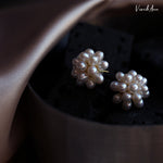 Load image into Gallery viewer, Popcorn Cluster Freshwater Pearl Earrings
