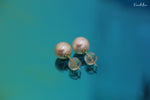 Load image into Gallery viewer, Premium Freshwater Pearl Studs Solid 18K Gold Post
