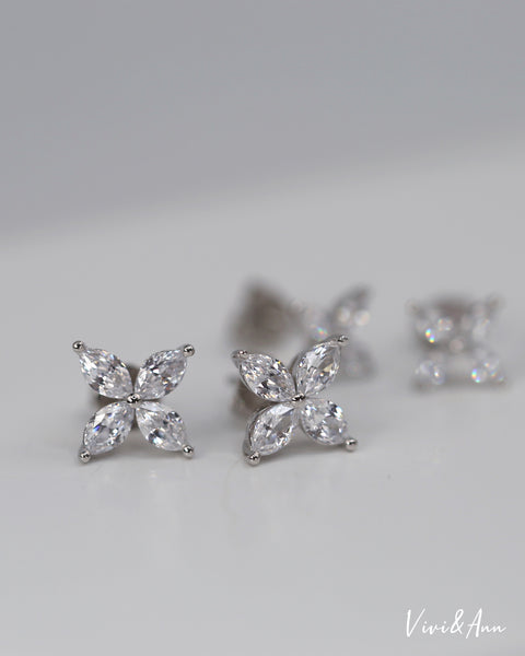 Marquise Studs - Silver - Jewels & Aces