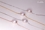 Load image into Gallery viewer, Single Akoya pearl necklace and ring
