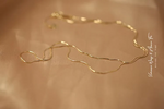Load image into Gallery viewer, Silky ultra thin 18k gold necklace

