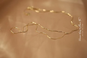 Super thin gold chain discount