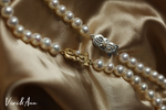 Load image into Gallery viewer, Made to Order - Premier Pearl Necklace with Solid 18K Gold Designer Clasp
